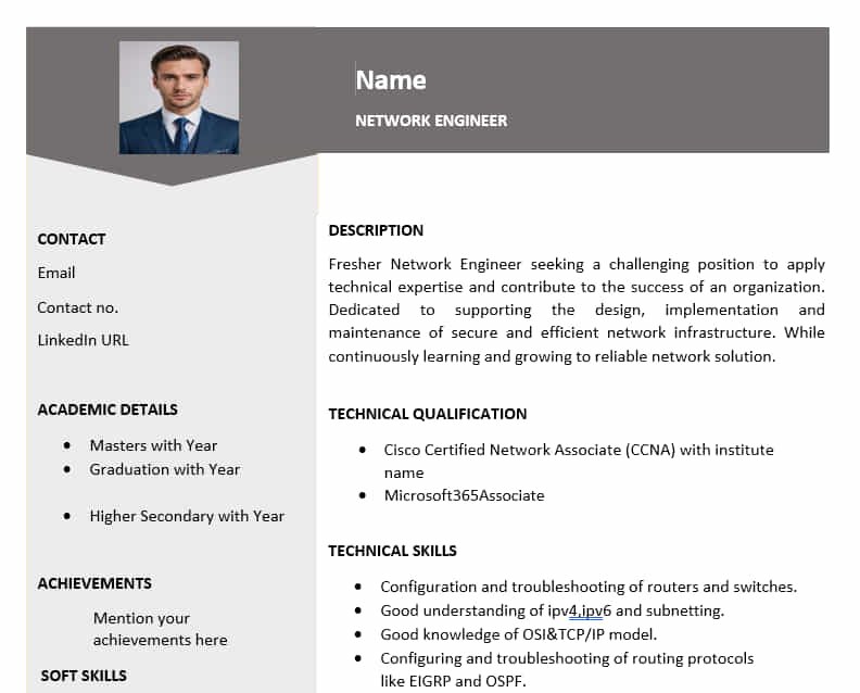 networking resume